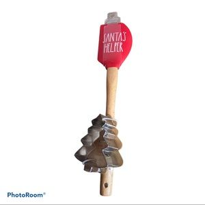 Rae Dunn Santa’s Helper Spatula and Cookie Cutter